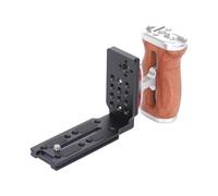 Sistemas de montaje de cámara profesionales con soportes deslizantes L, soportes dobles para zapatos fríos, base de liberación rápida y placa de liberación rápida compatible con tornillos AntiShake 3