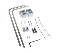 Sistemas de montaje de luz para acuarios, brazo regulable, de aluminio inoxidable, se adapta a varios tanques de peces estándar, configuración rápida, montaje de luz