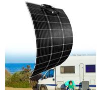 Sistemas de paneles solares de 150W/200W for el hogar, RV, autocaravana, cobertizo, fuente de alimentación de emergencia(200W)