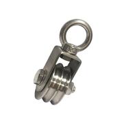 Sistemas de polea de doble rueda, elevación de almacén para almacenamiento en garaje y equipos de jardinería, acero inoxidable doble