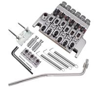 Sistemas de puente trémolo for guitarra eléctrica, doble borde de bloqueo con barra de puente trémolo, accesorios for instrumentos que se adaptan a la mayoría de guitarras eléctricas(Army green)