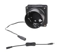 Sistemas De Refrigeración Alimentados Por 12 V Incluye Cable De Conmutación 2 Conductos 8 Tornillos Para Ventilación Común En Invernaderos Y Salas De Reparación Electrónica Ventilador Extraíble