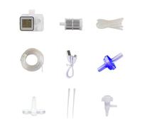 Sistemas de riego automáticos inteligentes, batería integrada de 2000 mAh, riego por goteo ajustable para plantas, invernadero, jardinería, fácil de instalar, riego por goteo