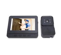 Sistemas de Videoportero, Videoportero de 5 MP con Monitor de 4,3 Pulgadas, Monitoreo de Soporte de Cámara con Timbre de Video, Intercomunicador de Doble Vía y Gran Angular de 120°