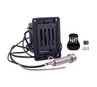Sistemas multifuncionales de pastilla de guitarra acústica, sintonizador integrado, preamplificador recargable con batería de 90 horas de duración, fácil instalación, pastilla de guitarra