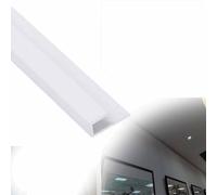 sistemas para colgar cuadros 50 100 150 200 300 Cm Riel Para Colgar Cuadros, kit Para Colgar Cuadros En Forma De L Pequeño/Grande Museos De Arte(White-A,L 150 cm)