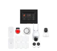 Sistemas Seguridad Hogar Sistema De Alarma Antirrobo Inalámbrico WiFi For Cámara Casa Inteligente, Sensor Movimiento PIR, Puerta, Kit Seguridad, Control Aplicación(F)