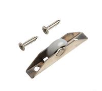 Sistemas sin esfuerzo de la puerta deslizante 2PCS Shell del acero inoxidable con el cojinete del acero de carbono para los gabinetes (A)