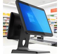 Sistemas TPV para restaurantes con Pantalla táctil de 15,6'' Black-8+128GB | Cajas Registradoras Comercio,8 GB RAM, 64GB/128 GB SSD,Terminal de Pago Tiendas para Hostelería, Restaurantes y Comercio