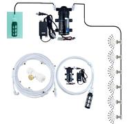 Sisteme de riego de jardín con Boquilla & bomba, kit de niebla de ventilador for exteriores, Kit Nebulizador Terraza Jardín, Kit Nebulizador Terraza, for Jardín Terraza Invernadero (Size : 29M(95.1ft