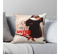 Sister Act - Funda de almohada cuadrada de poliéster y lino, terciopelo, con cremallera, decorativa, para el hogar, al por mayor