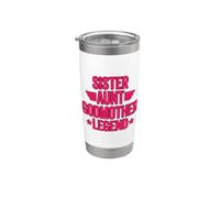 Sister Aunt Godmother Legend Vaso térmico de acero inoxidable de doble pared