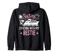 Sister Cruise Trip Besties Sisters Cruising with My Bestie Sudadera con Capucha