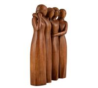 Sister Figurines - Friendship Display Sculpture for Home Accents | Hand Painted Collectible Statue with Emotional Expression Detail & Shelf Ready Form for Bedrooms, Living Rooms and Study Spaces