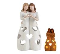 Sister Figurines | Tabletop Best Friend Sculpture,Resin Figurines Keepsake Collectible Celebratio Expressions And Elegant Postures With N Decoration For Tabletop Home Birthday Sisterhood Display