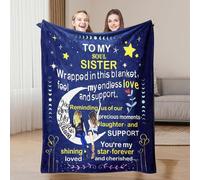 Sister Gifts Autumn Blanket, Soft Sofa Throw 51'' x 60'', Birthday & Graduation Gift for Best Friend, Compatible with Mom & Friends, Mother's Day