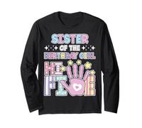 Sister Hi 5 The Birthday Girl Cute Pastel 5 Años Niños Manga Larga
