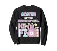 Sister Hi 5 The Birthday Girl Cute Pastel 5 Años Niños Sudadera