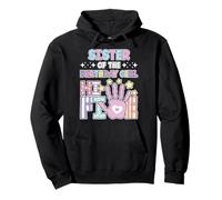 Sister Hi 5 The Birthday Girl Cute Pastel 5 Años Niños Sudadera con Capucha
