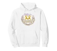 Sister of a Golden Warrior concienciación sobre el cáncer Sudadera con Capucha