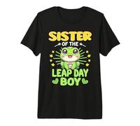 Sister of Leap Day Boy 29th Febrero Cumpleaños Año bisiesto Camiseta Premium