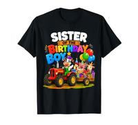 Sister of The Birthday Boy Farm Tractor Party Theme Camiseta