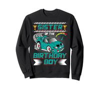 Sister of The Birthday Boy Race Car Party Family Matching Sudadera