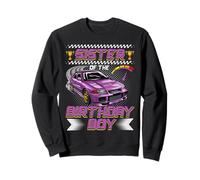 Sister of The Birthday Boy Race Car Party Family Matching Sudadera