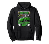 Sister of The Birthday Boy Race Car Party Family Matching Sudadera con Capucha