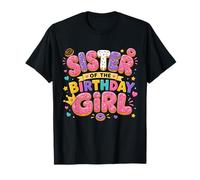 Sister of The Birthday Girl Donut Party Theme Camiseta