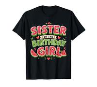 Sister of The Birthday Girl Watermelon Family Party Camiseta