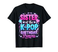 Sister of The K-Pop Birthday Princess Korean Music Camiseta