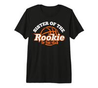 Sister Rookie of The Year Basketball Family Matching Sports Camiseta Premium