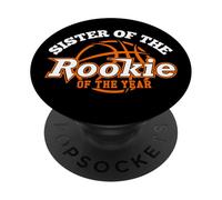 Sister Rookie of The Year Basketball Family Matching Sports PopSockets PopGrip Adhesivo
