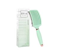 Sister Young OVIA - Cepillo profesional ventilado con cerdas de jabalí para dar volumen, brillo y cabello sano | Desenreda y peinado sin tirones (Fresh Mint)