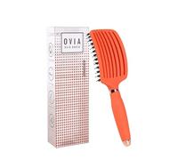 Sister Young OVIA - Cepillo profesional ventilado con cerdas de jabalí para dar volumen, brillo y cabello sano | Desenreda y peinado sin tirones (APRICOT)