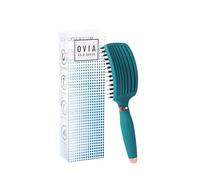 Sister Young OVIA - Cepillo profesional ventilado con cerdas de jabalí para dar volumen, brillo y cabello sano | Desenreda y peinado sin tirones (verde)