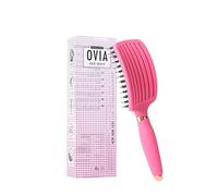 Sister Young OVIA - Cepillo profesional ventilado con cerdas de jabalí para dar volumen, brillo y cabello sano | Desenreda y peinado sin tirones (Fuchsia)