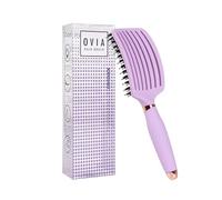 Sister Young OVIA - Cepillo profesional ventilado con cerdas de jabalí para dar volumen, brillo y cabello sano | Desenreda y peinado sin tirones (Liliac)