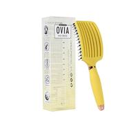 Sister Young OVIA - Cepillo profesional ventilado con cerdas de jabalí para dar volumen, brillo y cabello sano | Desenredar y peinar sin tirones (Lemon)