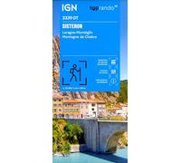 Sisteron Laragne: SISTERON - LARAGNE-MONTÉGLIN - MONTAGNE DE CHABRE 1:25000: 3339OT (TOP 25)
