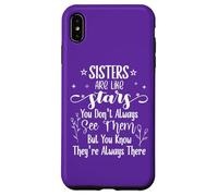 Sisters Are Like Stars You Don't Always See Them Best Sister Carcasa para iPhone XS MAX