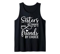 Sisters by Chance by Friends Choice Soul Sisters Big Sister Camiseta sin Mangas
