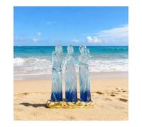 Sisters by My Side Sculpture,Celebrates Friendships Three Sisters Sculpture,Resin Decorative Figurine,Birthday Gifts for Women,Special Christmas Friendship Day Present for Besties Female (Three)