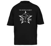 Sisters of Mercy 1984 Camiseta Holgada Unisex Hombres Mujeres Mangas Cortas Negra T-Shirt Baggy Men Women Black tee