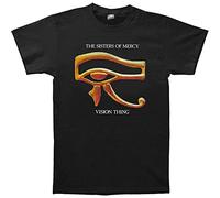 Sisters of Mercy Vision Thing 1990 Eye of Horus - Camiseta para hombre, color negro, Negro, S