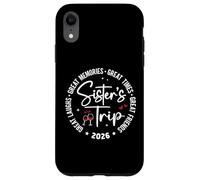 Sisters Trip 2026 Great Memories Summer Vacation Matching Carcasa para iPhone XR