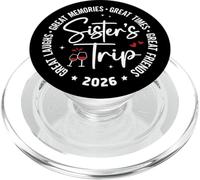Sisters Trip 2026 Great Memories Summer Vacation Matching PopSockets PopGrip para MagSafe