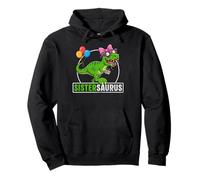 Sistersaurus T-Rex Dinosaur Sister Saurus Family Matching Sudadera con Capucha