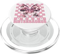 Sistersaurus Triceratops Sister Dinosaur Sis Coquette Bow PopSockets PopGrip para MagSafe
